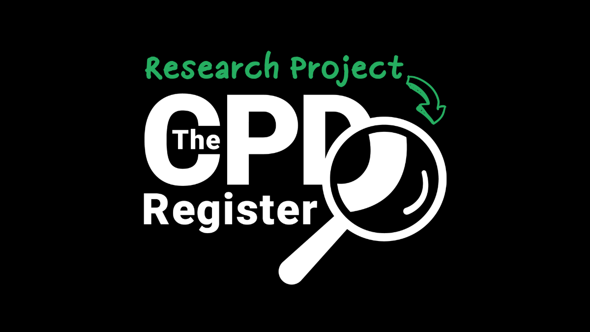 The CPD Register’s Research Project is complete!